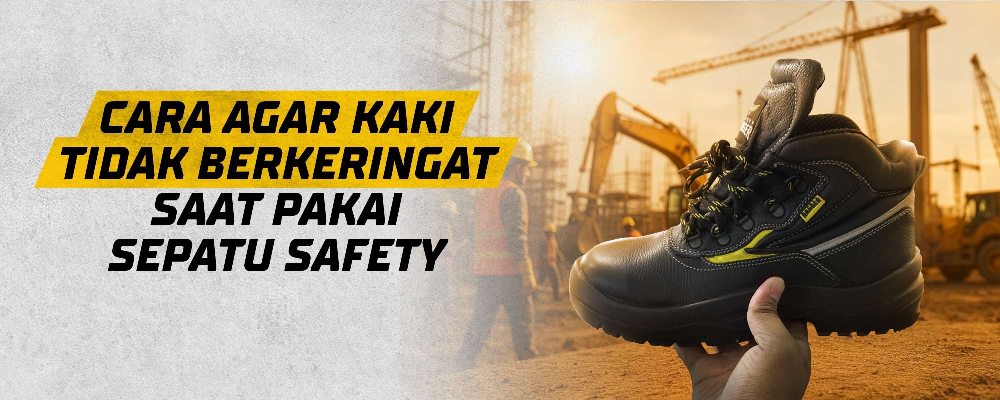 Cara Agar Kaki Tidak Berkeringat Saat Pakai Sepatu Safety