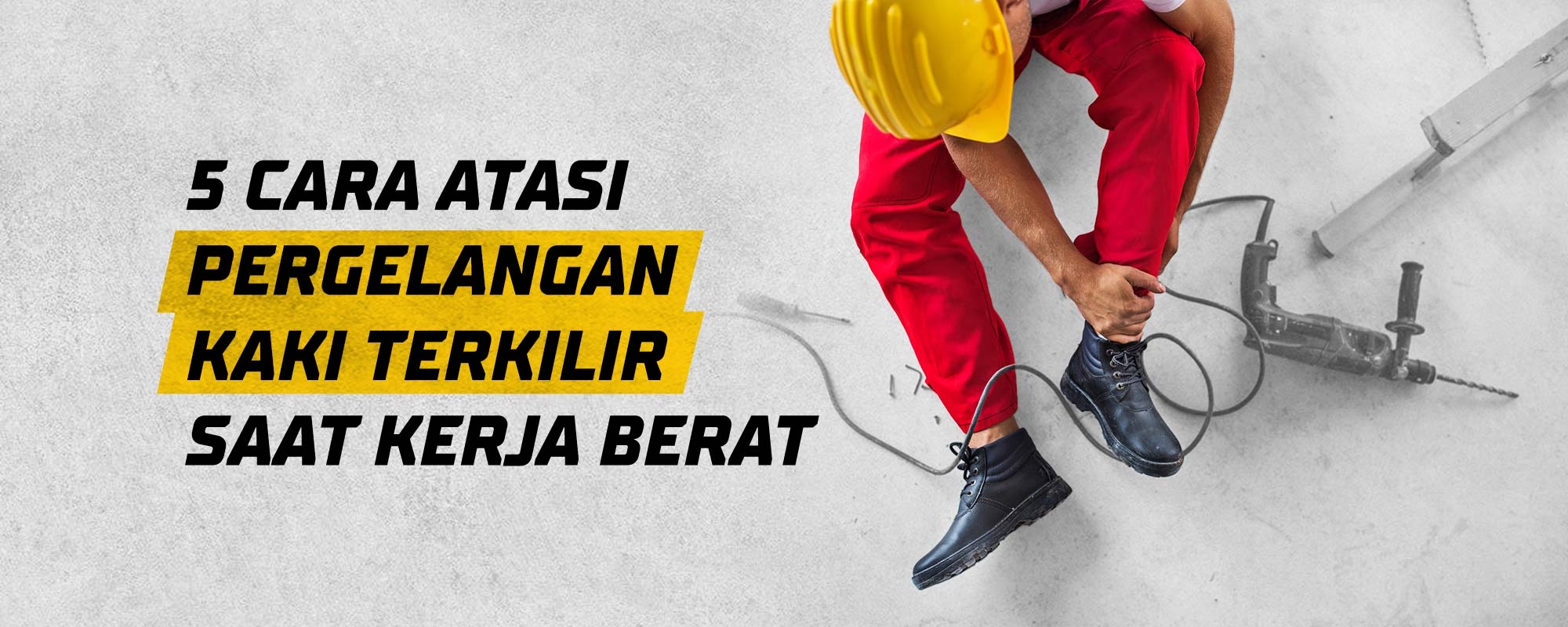 5 Cara Atasi Pergelangan Kaki Terkilir Saat Kerja Berat