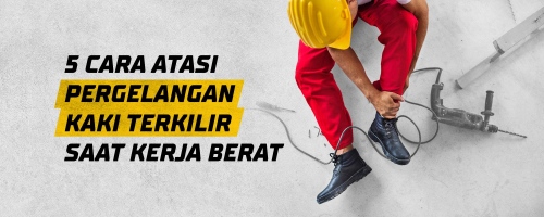 5 Cara Atasi Pergelangan Kaki Terkilir Saat Kerja Berat 