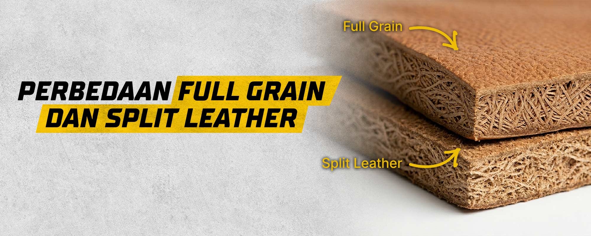 Perbedaan Full Grain Dan Split Leather